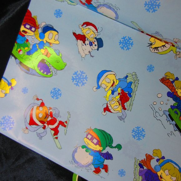 Gift Wrap Wrapping Paper & Washi Tape Set Rugrats Catdog Nick Box EXCLUSIVE 2017 - Picture 4 of 4